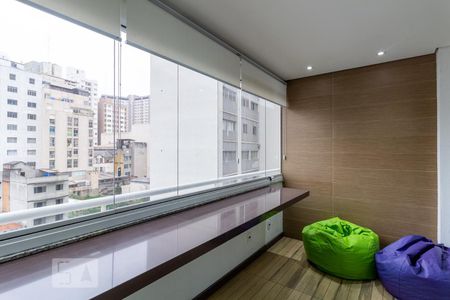 Varanda de kitnet/studio à venda com 1 quarto, 39m² em Bela Vista, São Paulo