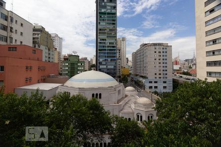 Vista da Varanda de kitnet/studio à venda com 1 quarto, 42m² em Bela Vista, São Paulo