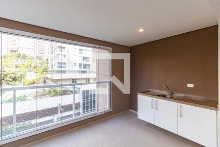 Varanda da Sala de apartamento à venda com 2 quartos, 71m² em Jardim Fonte do Morumbi, São Paulo