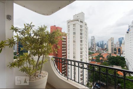 Varanda de apartamento para alugar com 1 quarto, 70m² em Vila Nova Conceição, São Paulo