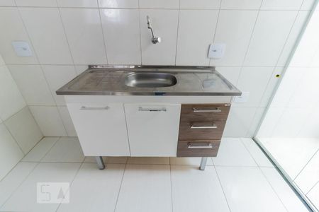 Detalhe cozinha de apartamento para alugar com 1 quarto, 35m² em Chácara Cruzeiro do Sul, São Paulo