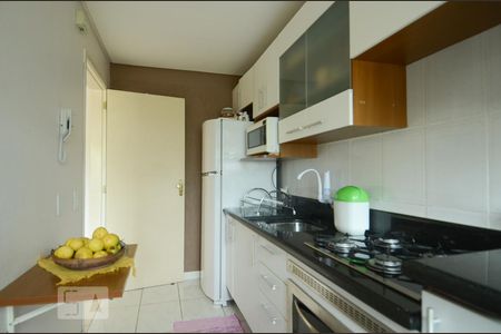 Cozinha de apartamento à venda com 1 quarto, 50m² em Santa Tereza, Porto Alegre