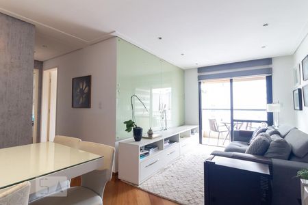 Sala de apartamento para alugar com 2 quartos, 70m² em Cidade Monções, São Paulo