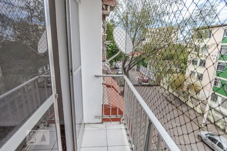Varanda da Sala de apartamento à venda com 2 quartos, 50m² em Taquara, Rio de Janeiro