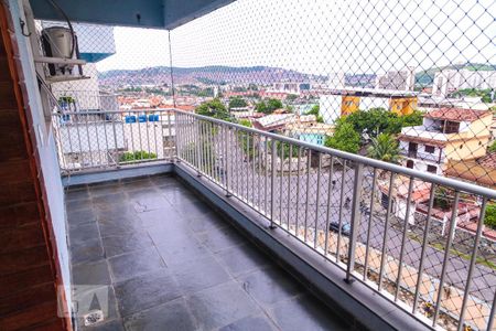 Varanda da Sala de apartamento à venda com 2 quartos, 60m² em Del Castilho, Rio de Janeiro