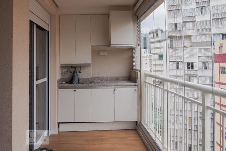 Varanda de apartamento para alugar com 1 quarto, 36m² em Bela Vista, São Paulo