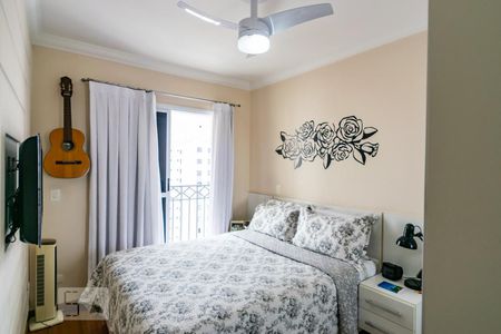 Suíte 1 de apartamento à venda com 3 quartos, 90m² em Santo Antônio, São Caetano do Sul