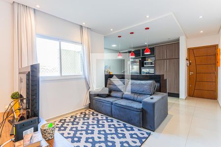 Sala e Cozinha de apartamento à venda com 2 quartos, 125m² em Jardim Paraíso, Santo André