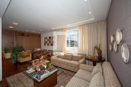 Sala de apartamento à venda com 3 quartos, 135m² em Santa Lúcia, Belo Horizonte