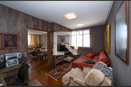 Sala de apartamento à venda com 3 quartos, 135m² em Santa Lúcia, Belo Horizonte