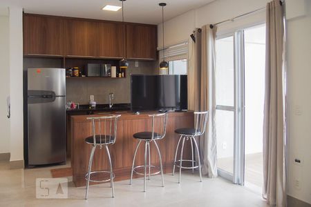 Cozinha de apartamento para alugar com 1 quarto, 41m² em Santa Efigênia, São Paulo