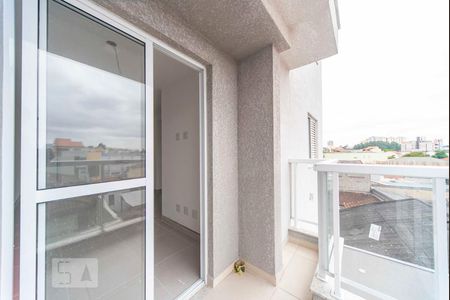 Varanda da Sala de apartamento à venda com 2 quartos, 56m² em Santa Teresinha, Santo André