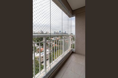Varanda da Sala de apartamento à venda com 1 quarto, 50m² em Empresarial 18 do Forte, Barueri
