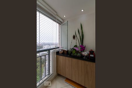 Varanda da Sala de apartamento para alugar com 2 quartos, 48m² em Vila Andrade, São Paulo