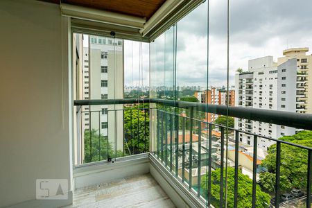 Varanda de apartamento para alugar com 2 quartos, 70m² em Vila Nova Conceição, São Paulo