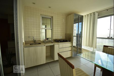 Varanda da Sala de apartamento para alugar com 1 quarto, 50m² em Sul (águas Claras), Brasília