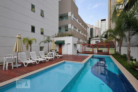 Studio para alugar com 50m², 1 quarto e 1 vagaPiscina
