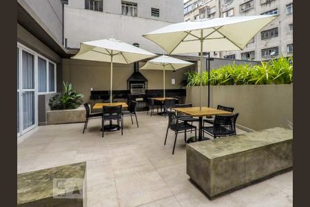 Studio para alugar com 24m², 1 quarto e sem vaga Studio para alugar com 24m², 1 quarto e sem vagaÁrea comum - Churrasqueira