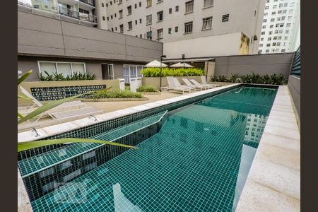 Studio para alugar com 24m², 1 quarto e sem vaga Studio para alugar com 24m², 1 quarto e sem vagaÁrea comum - Piscina