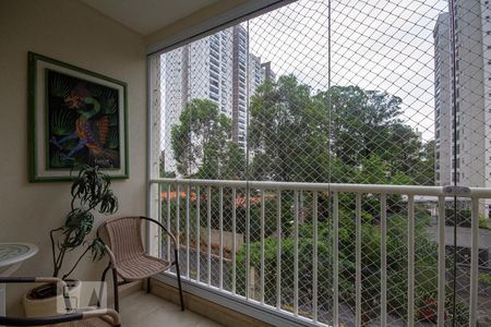 Varanda da Sala de apartamento para alugar com 2 quartos, 68m² em Parque Reboucas, São Paulo