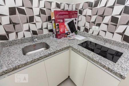 Cozinha de kitnet/studio para alugar com 1 quarto, 39m² em Barra Funda, São Paulo