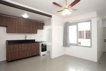 Sala de apartamento à venda com 1 quarto, 43m² em Centro Histórico, Porto Alegre