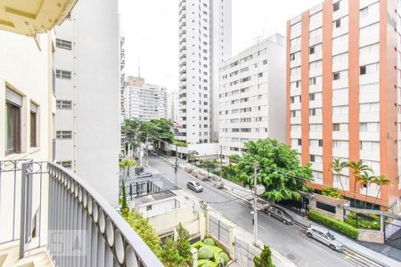 Varanda - Vista de apartamento à venda com 4 quartos, 108m² em Jardim Paulista, São Paulo