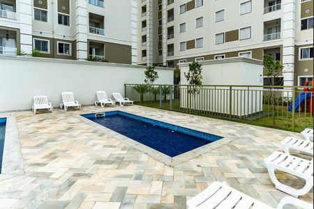 Piscina de apartamento à venda com 2 quartos, 50m² em Utinga, Santo André