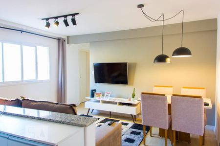Sala de apartamento à venda com 2 quartos, 59m² em Vila Valparaíso, Santo André