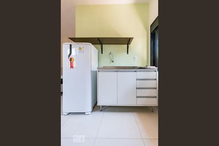 Cozinha de apartamento para alugar com 1 quarto, 30m² em Cidade Universitária, Campinas