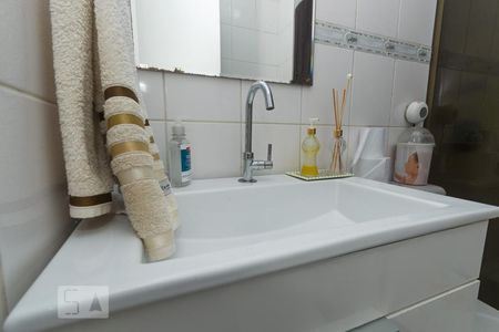 Detalhe do banheiro de apartamento à venda com 2 quartos, 58m² em Vila Monte Alegre, São Paulo