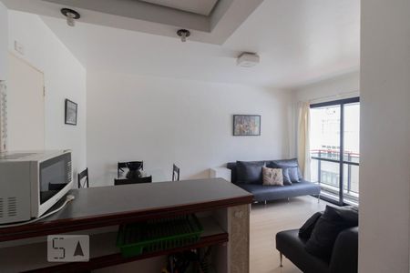 Cozinha de apartamento à venda com 1 quarto, 45m² em Pinheiros, São Paulo