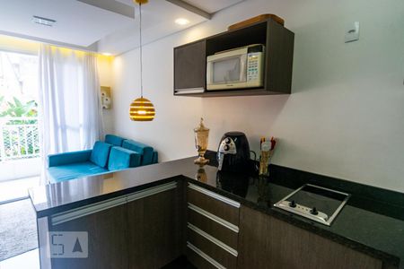 Cozinha de apartamento para alugar com 1 quarto, 33m² em Brás, São Paulo