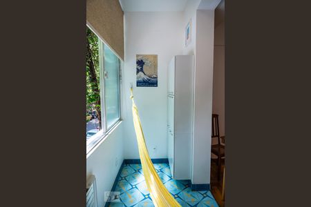 Varanda de kitnet/studio para alugar com 1 quarto, 40m² em Copacabana, Rio de Janeiro