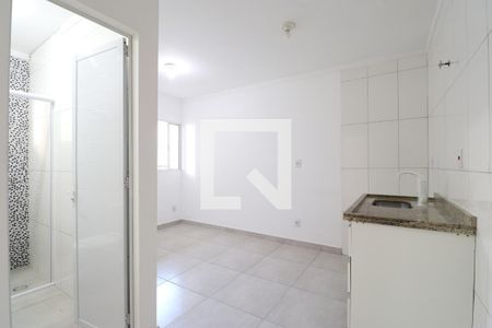 Sala/Cozinha de apartamento para alugar com 1 quarto, 28m² em Vila Anastácio, São Paulo