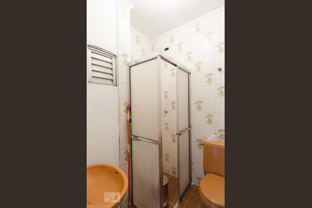 Banheiro de kitnet/studio à venda com 1 quarto, 38m² em Demarchi, São Bernardo do Campo