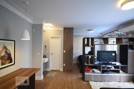 Sala de apartamento à venda com 1 quarto, 47m² em Vila Andrade, São Paulo