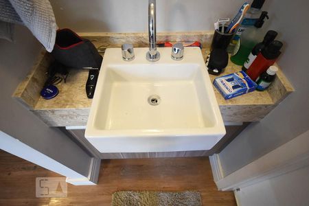 Detalhe do Banheiro Suíte  de apartamento à venda com 1 quarto, 47m² em Vila Andrade, São Paulo