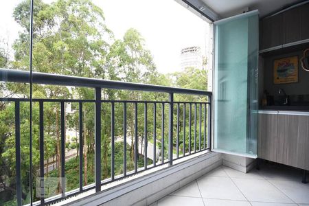 Varanda de apartamento à venda com 1 quarto, 47m² em Vila Andrade, São Paulo