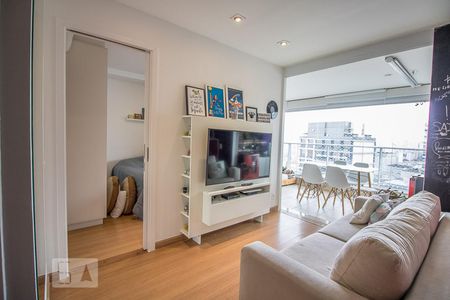 Sala de TV de apartamento para alugar com 1 quarto, 52m² em Consolação, São Paulo