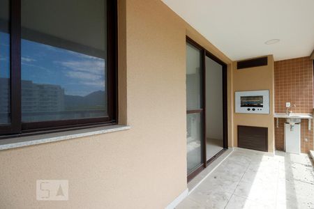 Varanda da Sala de apartamento para alugar com 4 quartos, 119m² em Recreio dos Bandeirantes, Rio de Janeiro