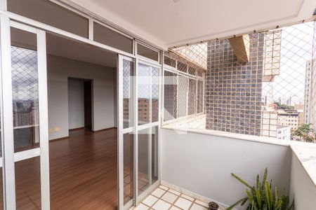 Varanda da Sala de apartamento para alugar com 3 quartos, 110m² em São Pedro, Belo Horizonte