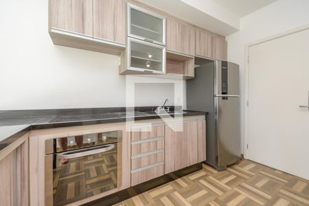 Sala/Cozinha de apartamento à venda com 1 quarto, 43m² em Santa Cecília, São Paulo