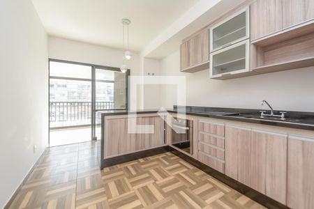 Sala/Cozinha de apartamento à venda com 1 quarto, 43m² em Santa Cecília, São Paulo