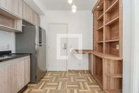Sala/Cozinha de apartamento à venda com 1 quarto, 43m² em Santa Cecília, São Paulo