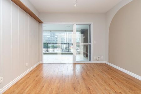 Sala/ Cozinha de apartamento para alugar com 2 quartos, 63m² em Vila Cordeiro, São Paulo