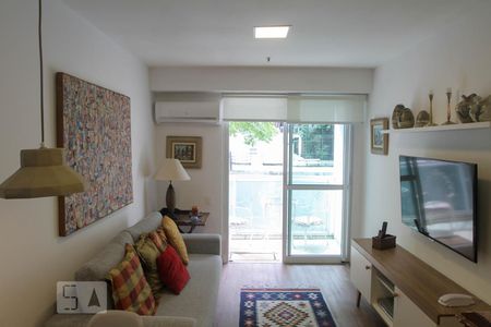 Sala de apartamento à venda com 2 quartos, 60m² em Lagoa, Rio de Janeiro
