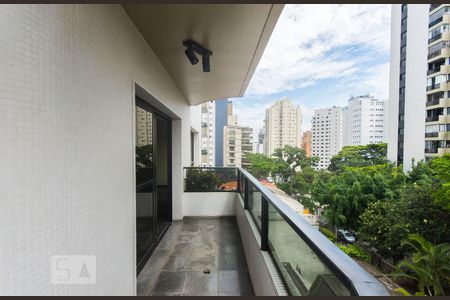Varanda de apartamento à venda com 4 quartos, 220m² em Moema, São Paulo