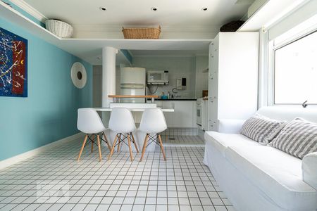 Sala - cozinha de apartamento à venda com 1 quarto, 32m² em Jardim Paulista, São Paulo