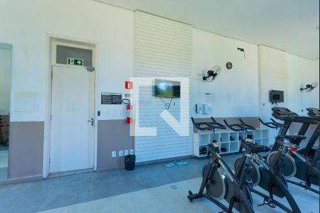 Casa de condomínio para alugar com 55m², 2 quartos e 1 vaga Casa de condomínio para alugar com 55m², 2 quartos e 1 vagaÁrea comum - Academia